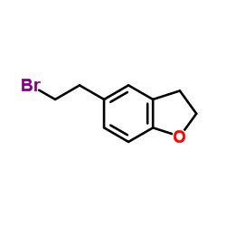 structure of 5 2 Bromoethyl 23 dihydrobenzofuran CAS 127264 14 6 - 5-(2-Bromoethyl)-2,3-dihydrobenzofuran CAS 127264-14-6