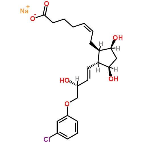 Structure of Cloprostenol Sodium CAS 62561 03 9 - D-Cloprostenol Sodium CAS 62561-03-9