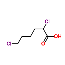 structure of 26 Dichlorohexanoic acid CAS 5077 75 8 - 2,6-Dichlorohexanoic acid CAS 5077-75-8