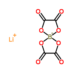 Structure of Lithium Bisoxalato Borate CAS 244761 29 3 - LiBOB CAS 244761-29-3