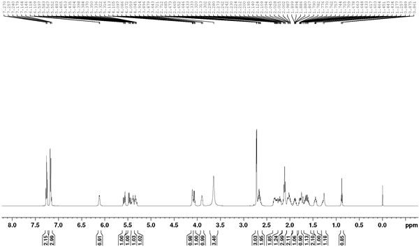 HNMR of Methylamido Dihydro Noralfaprostal CAS 155206 01 2 - Methylamido Dihydro Noralfaprostal CAS 155206-01-2